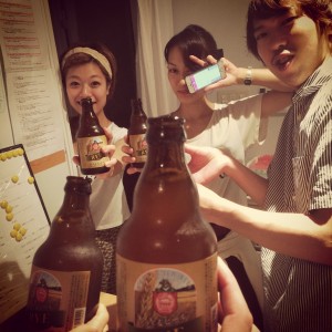 地ビールで乾杯!!