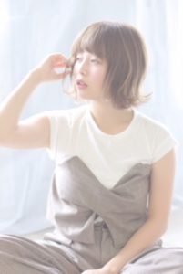 nakai◇切りっぱなしボブでこなれスタイル♪◇