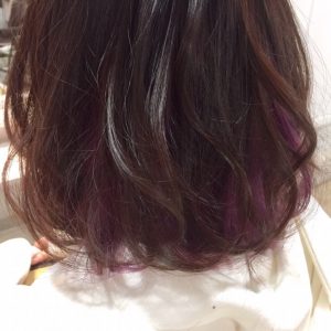 ◆インナーカラー*バイオレッド◆