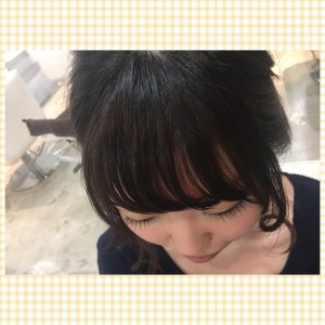 ★★前髪カット＆パーマ＋簡単可愛いヘアアレンジ★★