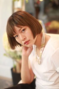 ストレートタッチのボブが可愛い♪
