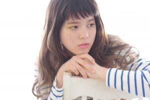 ハイライトとパーマの組み合わせが可愛い