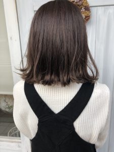 担当のお客様ロングヘアからスタイルチェンジ♪