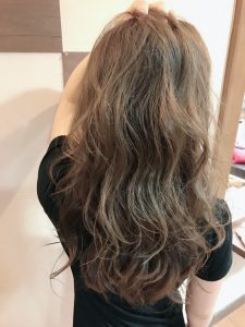 透けるヘアカラー♪