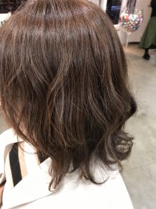 冬のヘアカラー☆