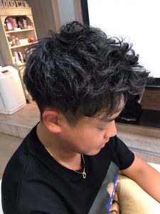 刈り上げ×パーマ☆