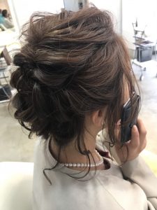 結婚式お呼ばれヘアセット☆