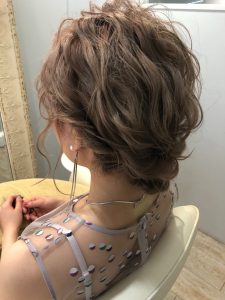 愛媛からのお客様(*^^*)ヘアセット