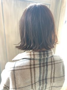 抜け感切りっぱなしボブ(^^)/