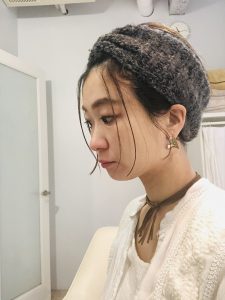 ミニボブの長さもヘアアレンジできます(*^^*)