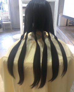 ヘアドネーションにご協力して頂きました♪