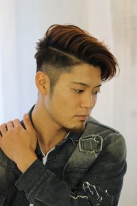 外国人風サイドパートスタイル☆