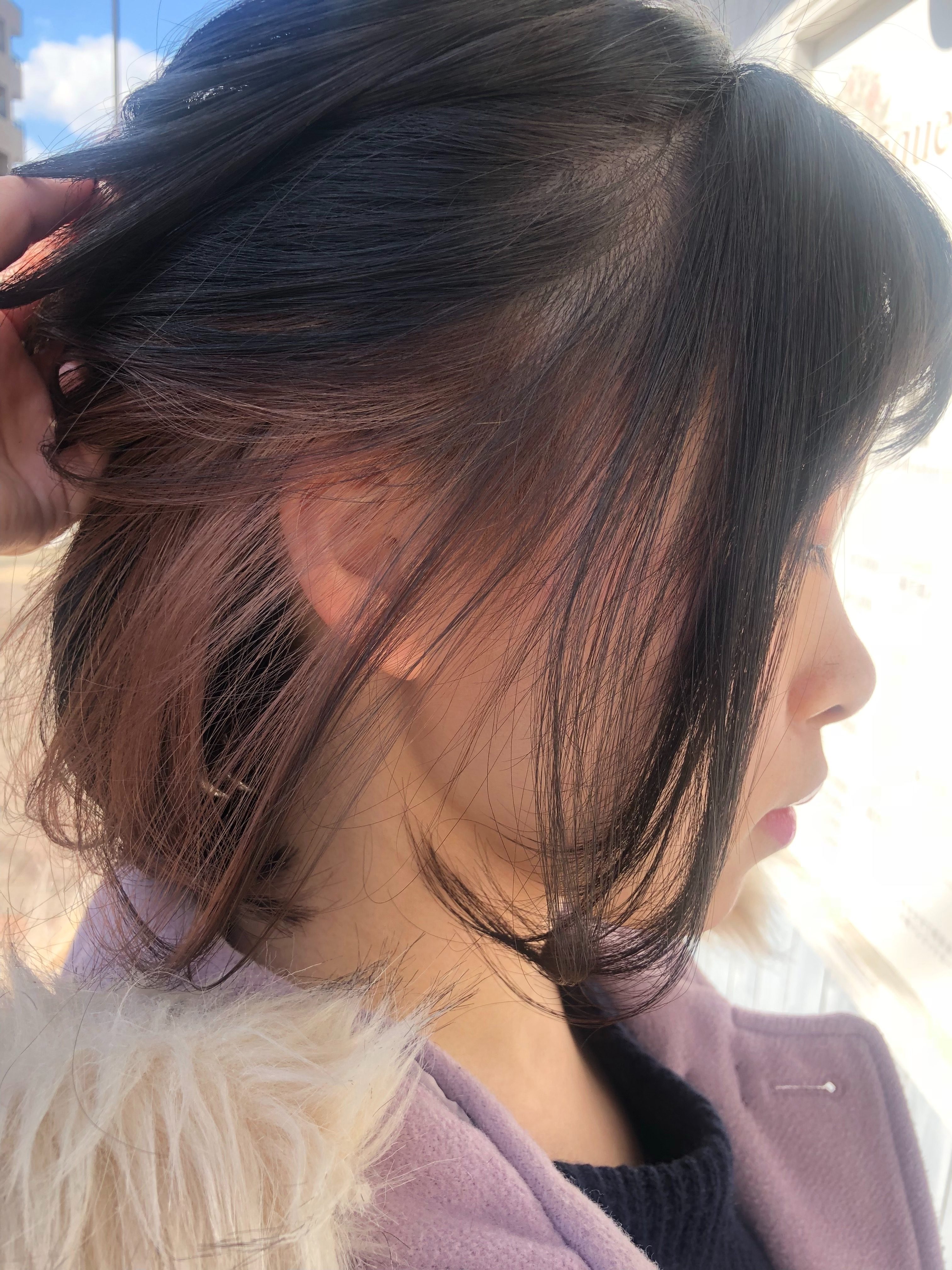 池袋にある美容室 美容院 ヘアサロンならhair Resort Bouquet Blog Archive ボブのインナーカラーでシンプルかつ 個性的に