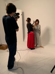 青山のスタジオで撮影♪♪