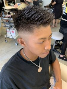黒髪FADE★