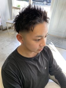 フェードアップバングスタイル☆