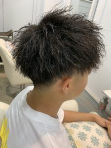 ツイストダウンバング×フェード