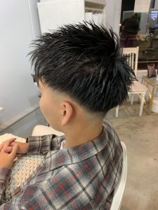 フェードアップバングショート☆