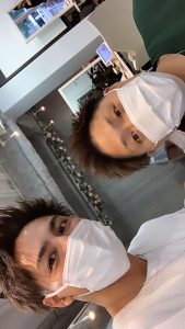 お客様と2ショット☆