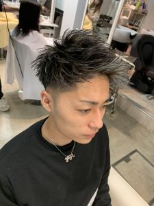 ホワイトハイライトカラー☆