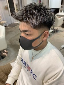 ホワイトハイライトカラー☆