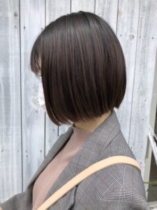 あごラインボブ